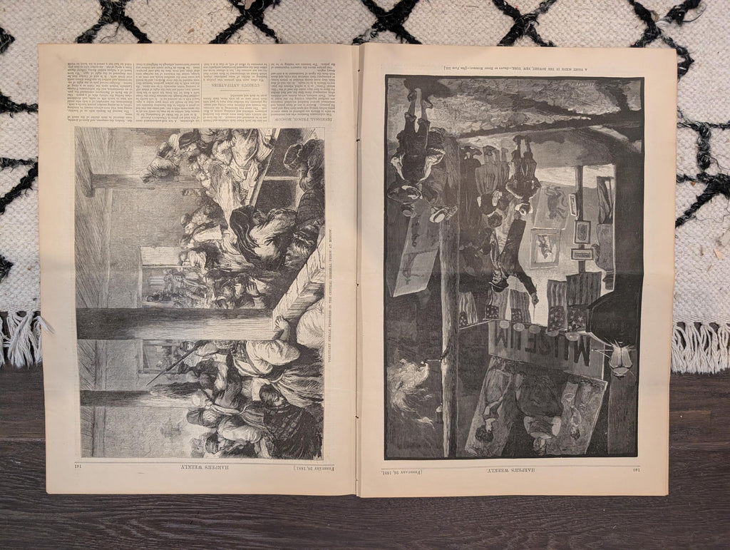 1881 Nast Interior Investigation, Bowery NYC, Valentine's Day, Bicycles vs Skates — Feb 26
