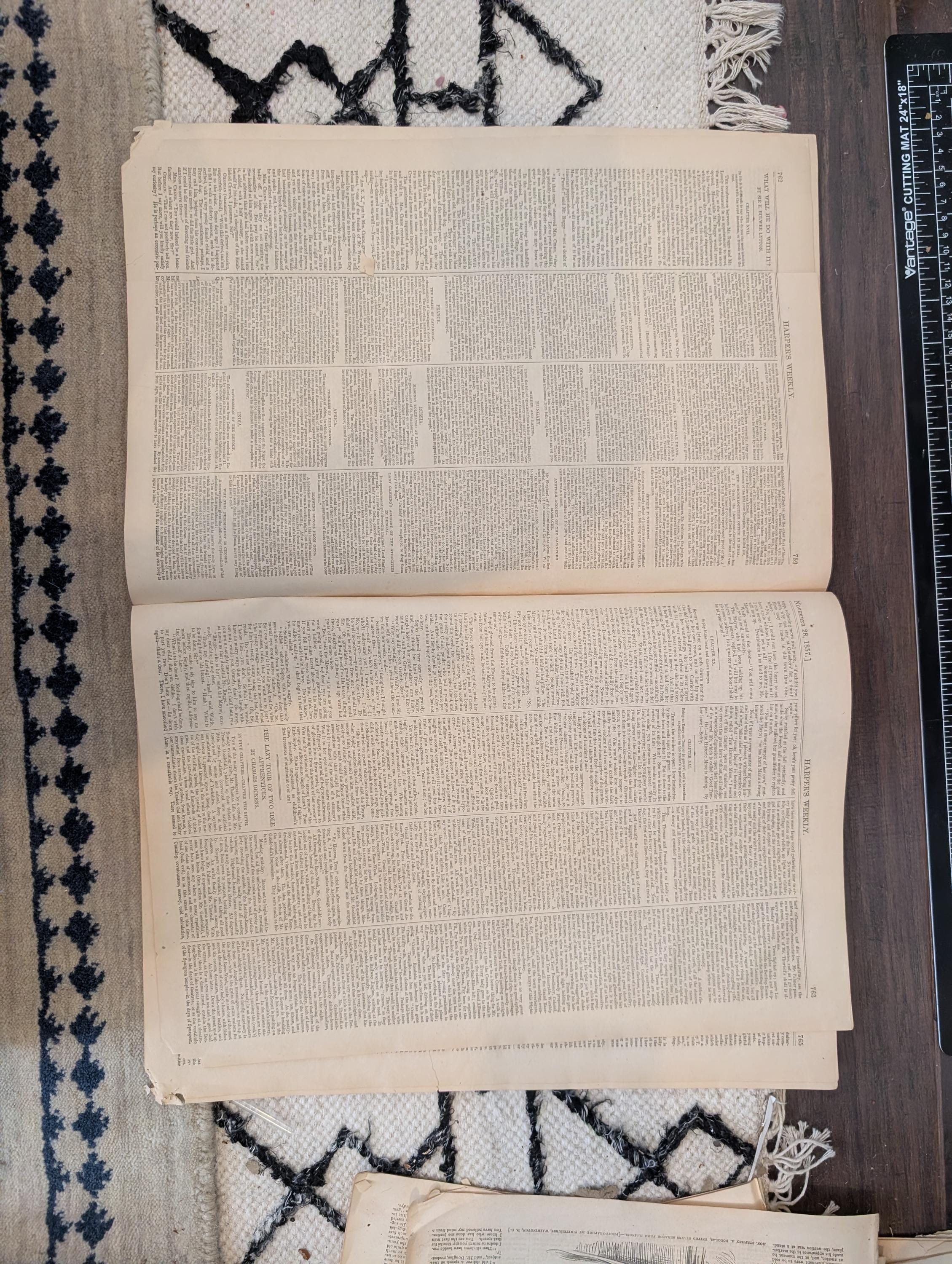 1857 Charles Dickens FINAL Harper's Weekly November 28 Brigham Young Utah War