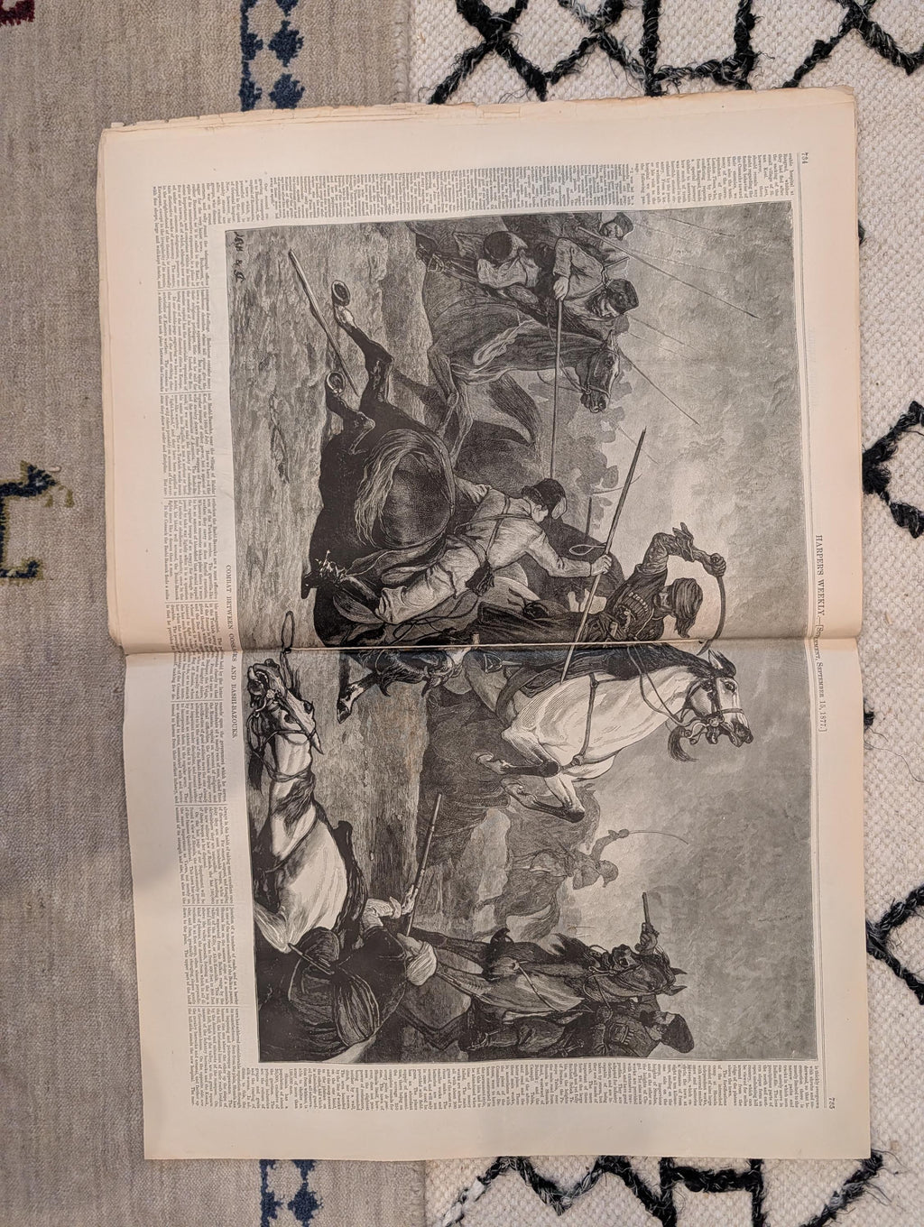1877 Brigham Young Obituary, Cossacks vs. Bashi-Bazouks, Shumla — Sep 15