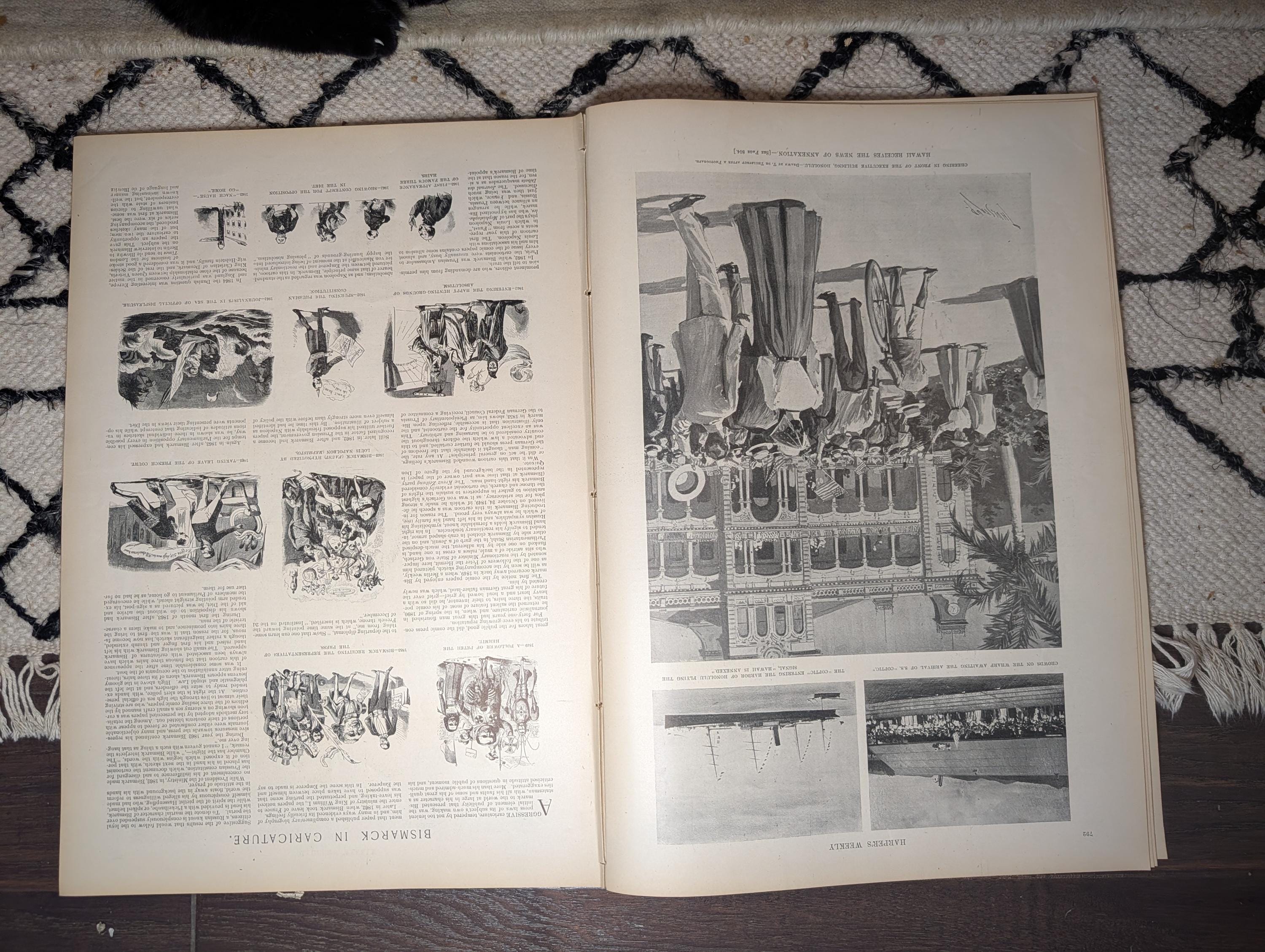1898 Hawaii Annexation Celebrated, Santiago Surrenders, Puerto Rico — Aug 13