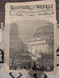 Harper’s Weekly August 23 1862 Civil War Capitol War Meeting Ironclads Harrison’s Landing Newspaper