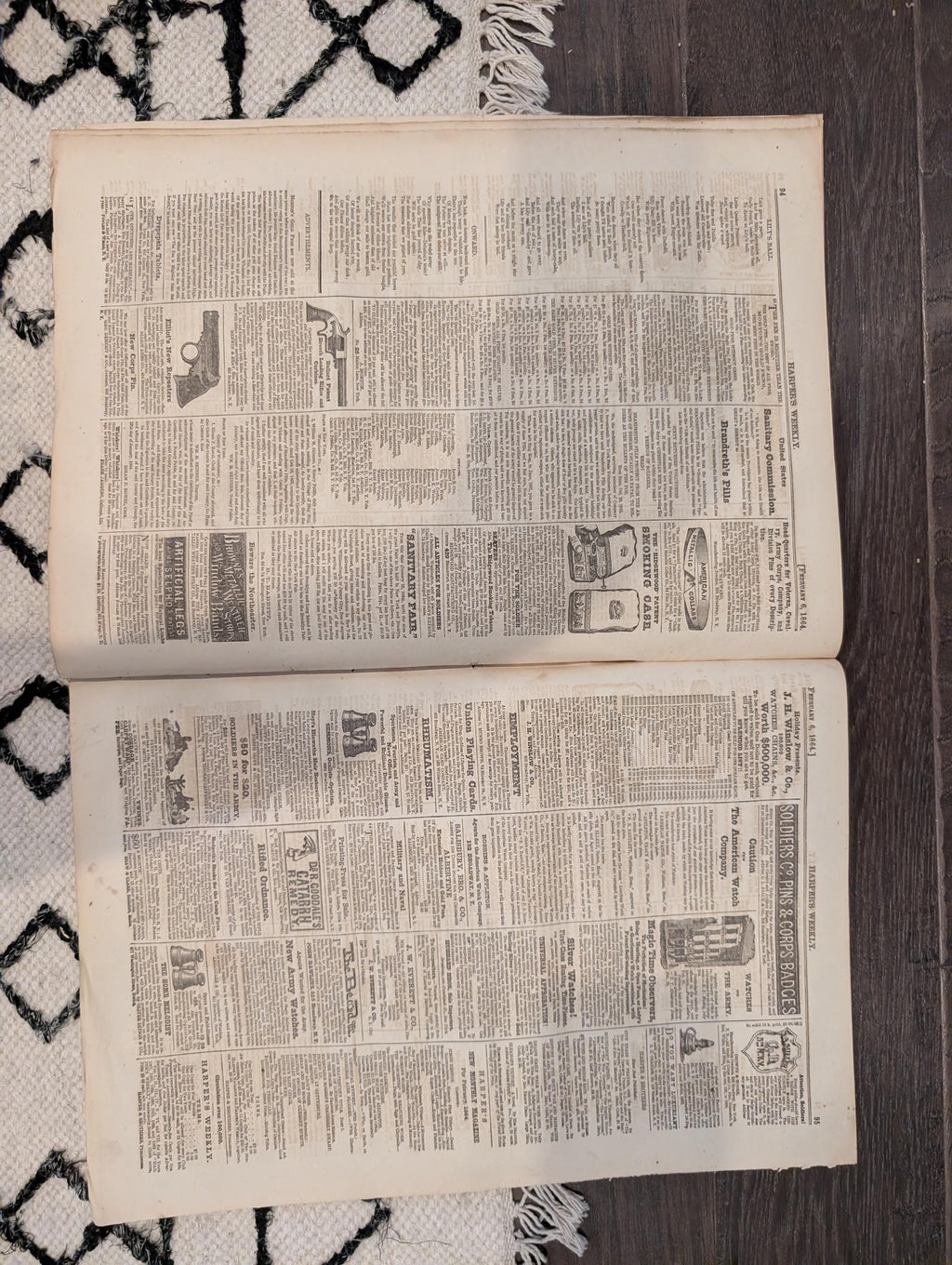 Harper's Weekly 1864 Winslow Homer Feb 06 Thomas Nast John Clem