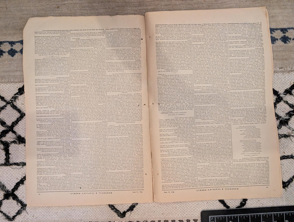 1874 Woodhull & Claflin's Weekly — Victoria Woodhull, St. Paul's, Spirit — Nov 14