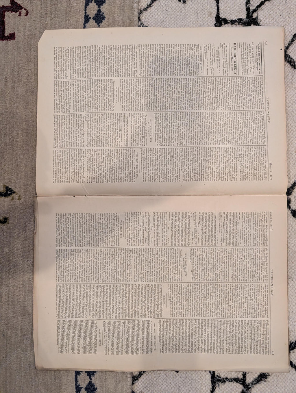 1877 Brooklyn Bridge Tower, Black Philadelphia Sketches, Nast — Mar 31