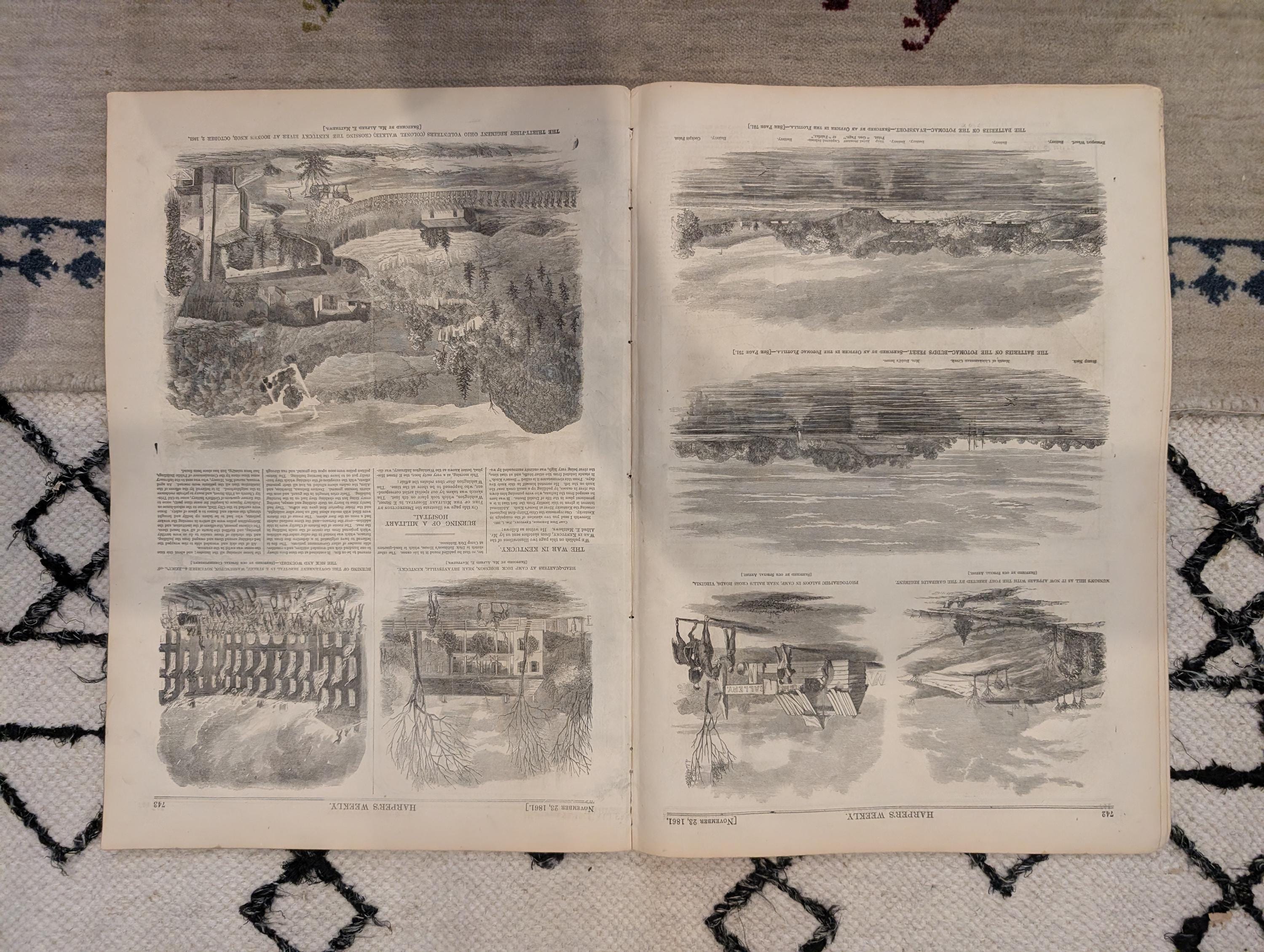 1861 Winslow Homer Songs of War Harper's Weekly Nov 23 Jim Lane Missouri