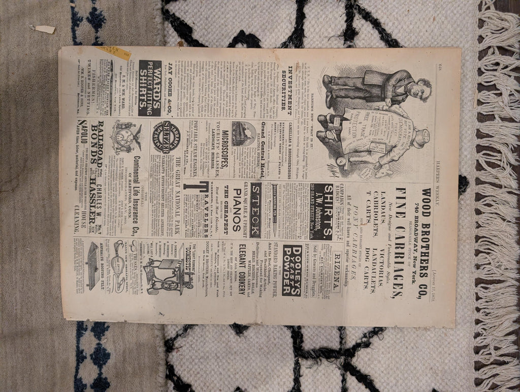 1872 Winslow Homer Beach Harper's Weekly Aug 17 Thomas Nast