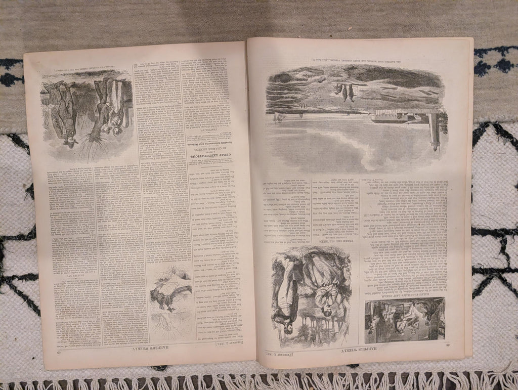1861 Winslow Homer Jefferson Davis Harper's Weekly Feb 02 Secessionist Dream