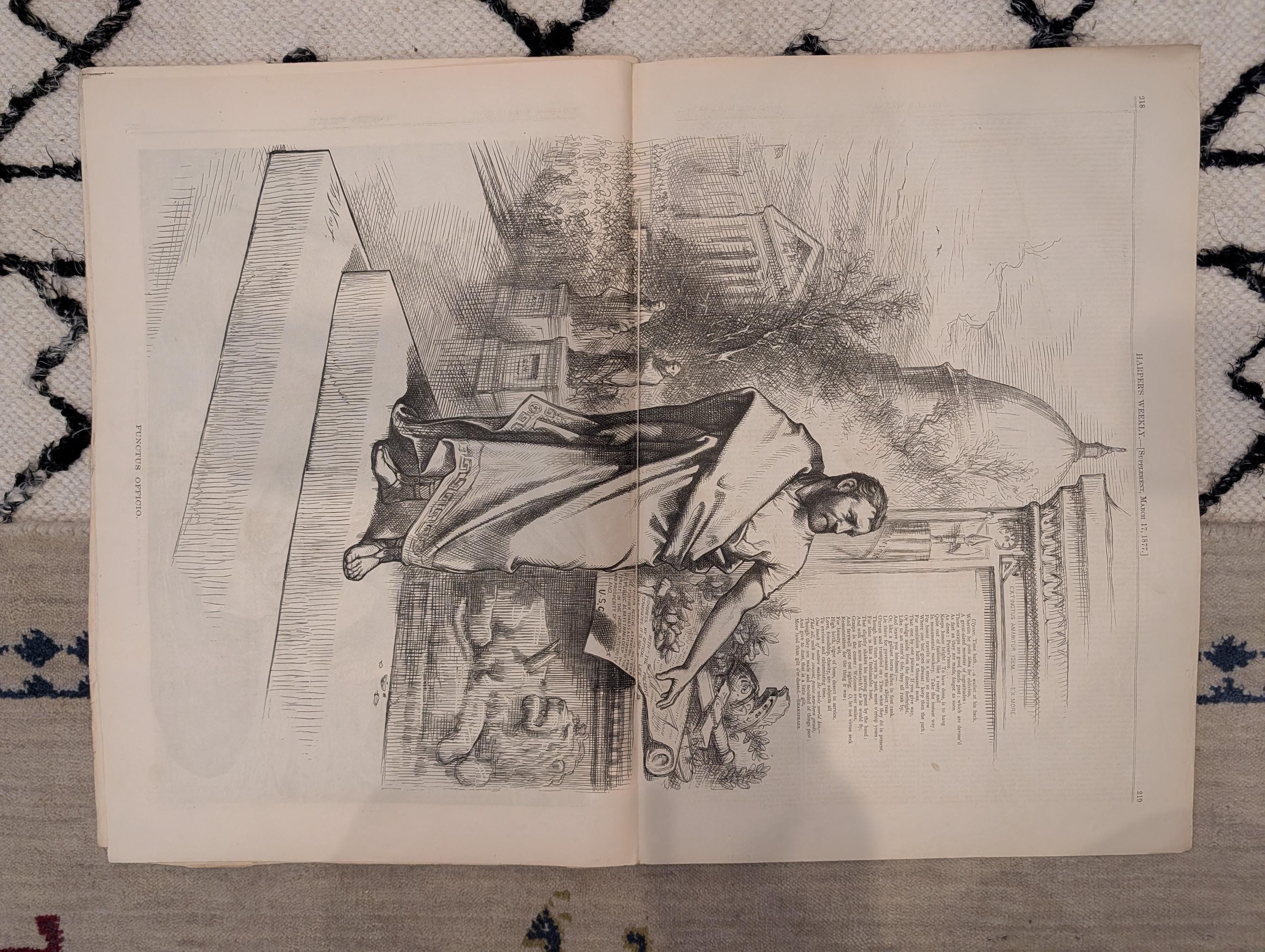 1877 Hayes & First Lady Portraits, Nast, White House, Polar Bears — Mar 17