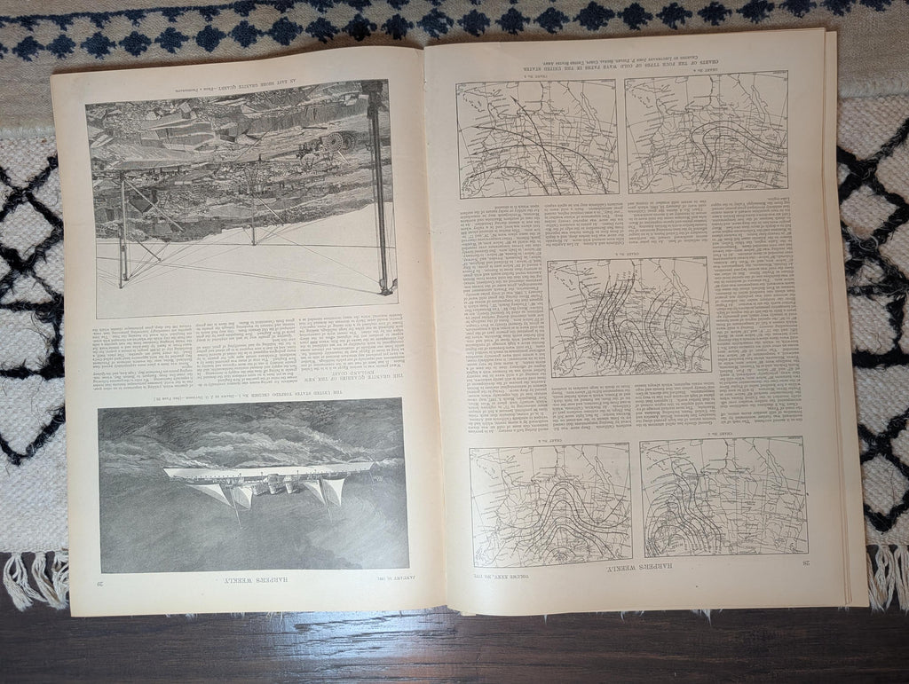 1891 Remington "The Last Stand" Double-Page Centerfold — Buffalo Bill — Jan 10