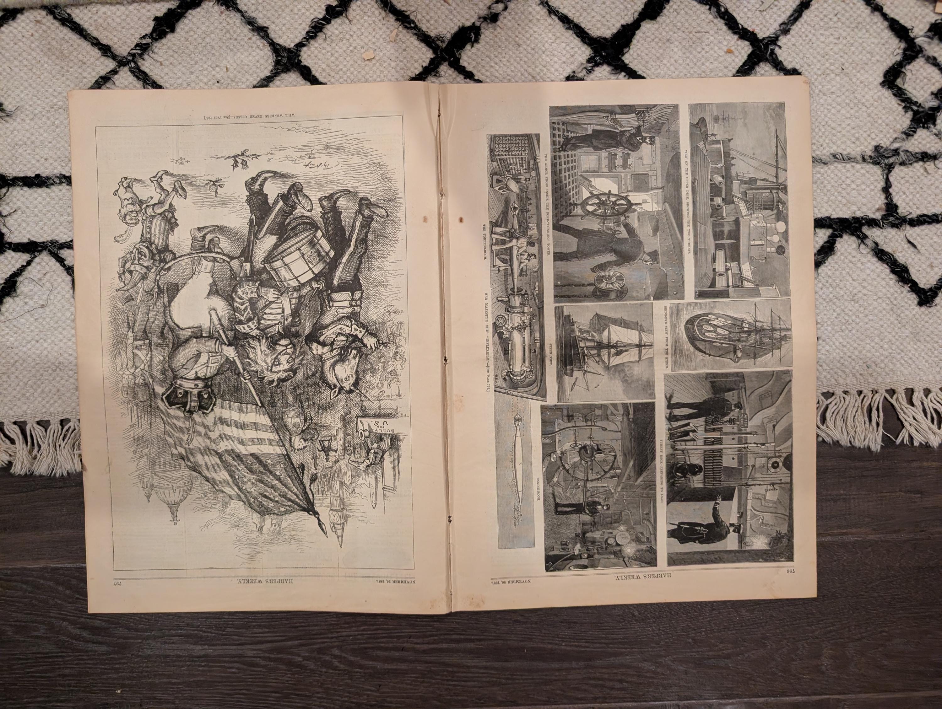 1881 Guiteau Trial, Nast Double, HMS Inflexible, Thanksgiving, Alliance Cruise — Nov 26