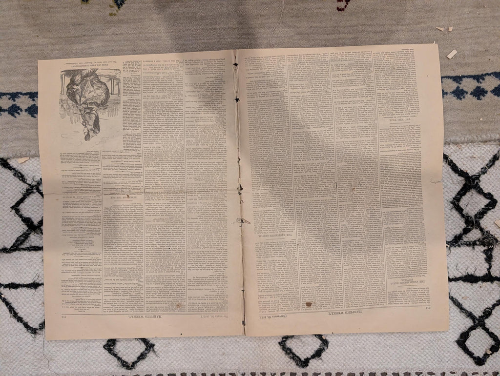 1865 Harper's Weekly — Amy Spain Hanging, Freedmen's Village, Naval Festival, Sept 30