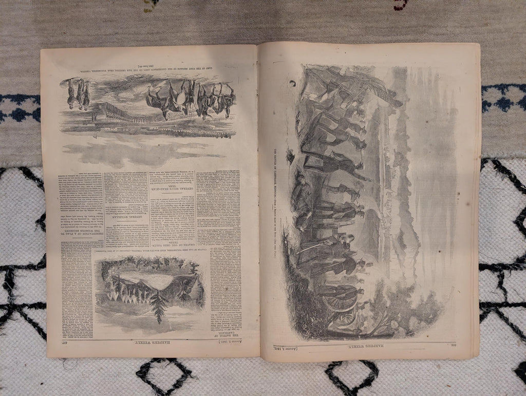 1861 Battle of Bull Run Harper's Weekly August 03 Mississippi Wildcats McClellan