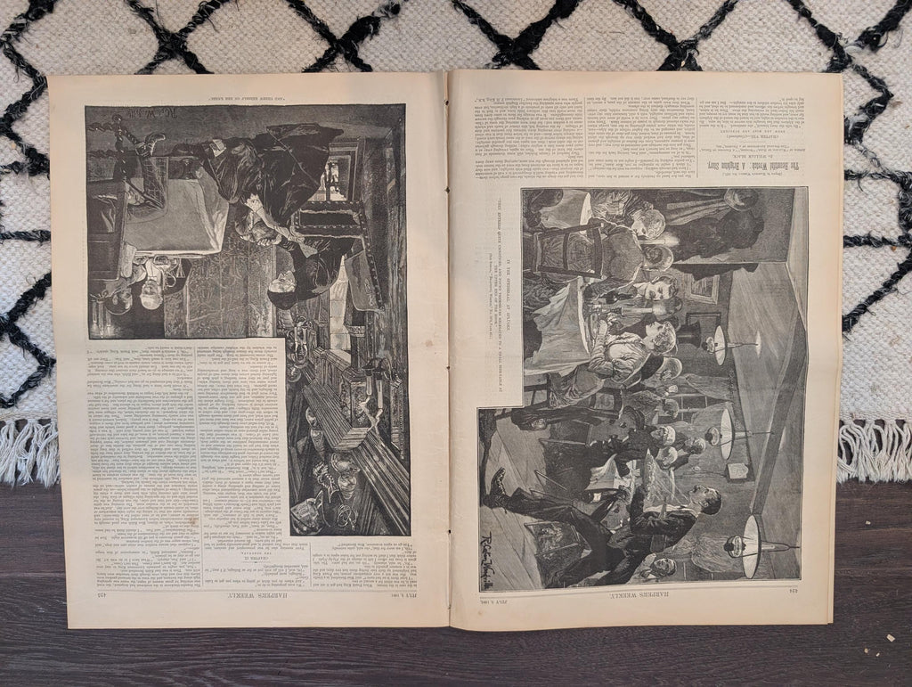 1881 Nast, Pittsburgh Flood, Quebec Fire, Electric Railway, Roman Villa Malta — Jul 2