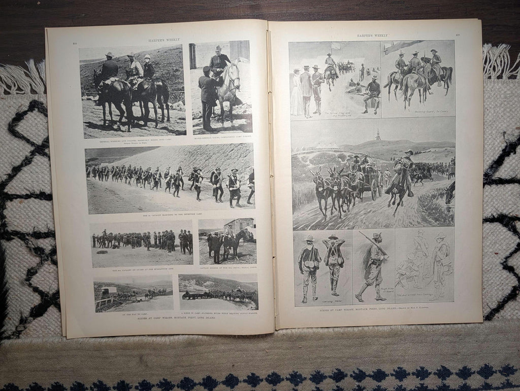 1898 Peace Protocol Ends Spanish War, Camp Wikoff, Klondike — Aug 27
