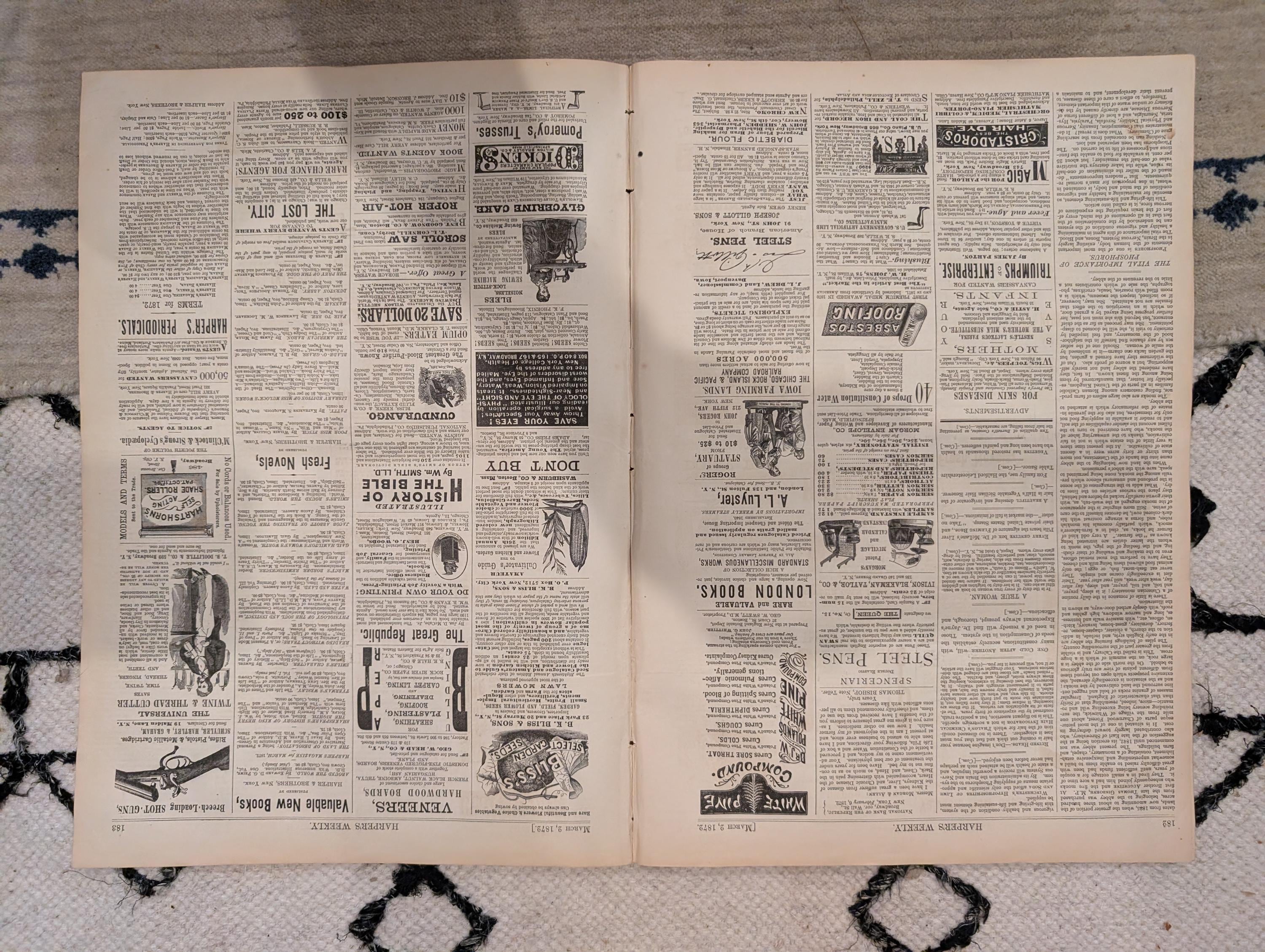 1872 Oliver Twist Harper's Weekly March 02 India Eclipse Fagin
