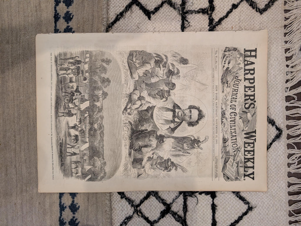 1861 Winslow Homer Songs of War Harper's Weekly Nov 23 Jim Lane Missouri