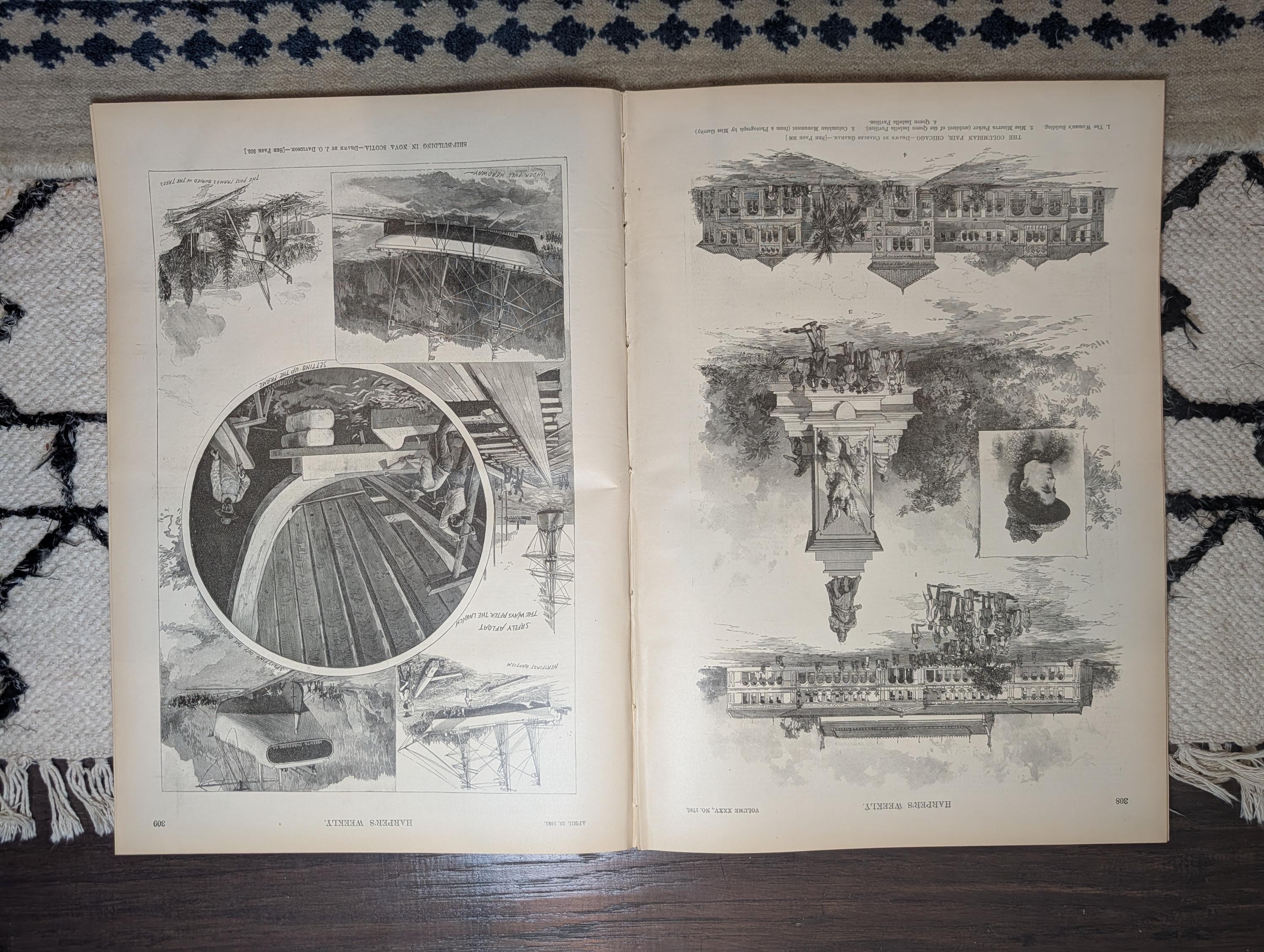 1891 Sydney Australia 11 Views Centerfld, Presidential Train, Nova Scotia Apr 25