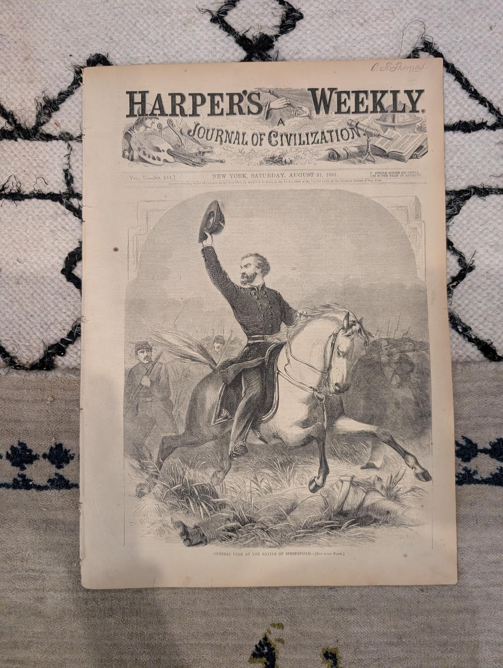 1861 Winslow Homer Havelocks Harper's Weekly June 29 Big Bethel Zouaves
