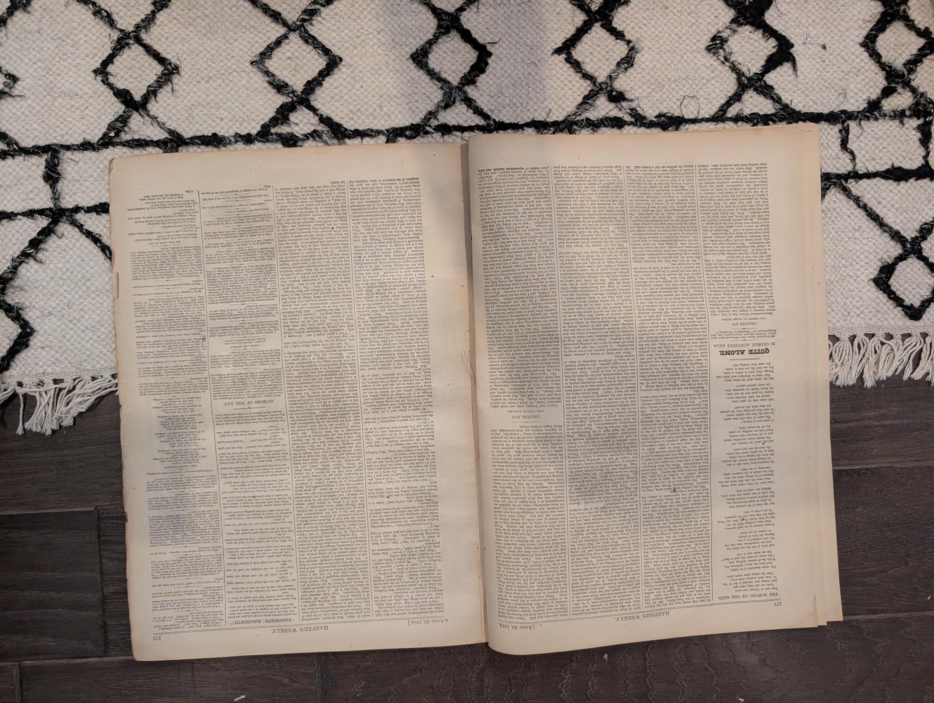1864 Fort Pillow Massacre Harper's Weekly April 30 Thomas Nast Georgia