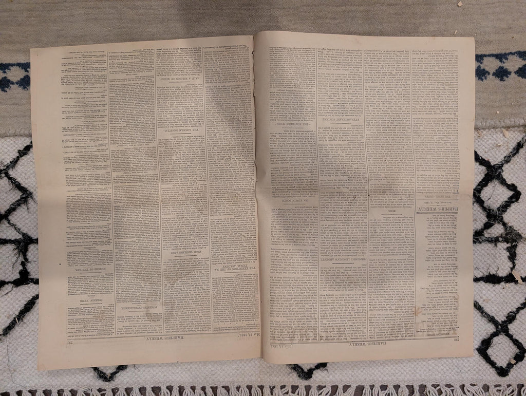 1865 Capture of Booth Harper's Weekly May 13 Lincoln Funeral Procession