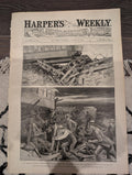 Harper’s Weekly – August 20, 1887 – Illinois Railroad Disaster, Cotton Picking in the South, Great Northern Views, Pears Soap Ad & More