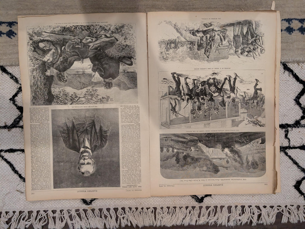 1872 Nast Conspiracy Harper's Weekly Oct 12 Reconstruction Violence