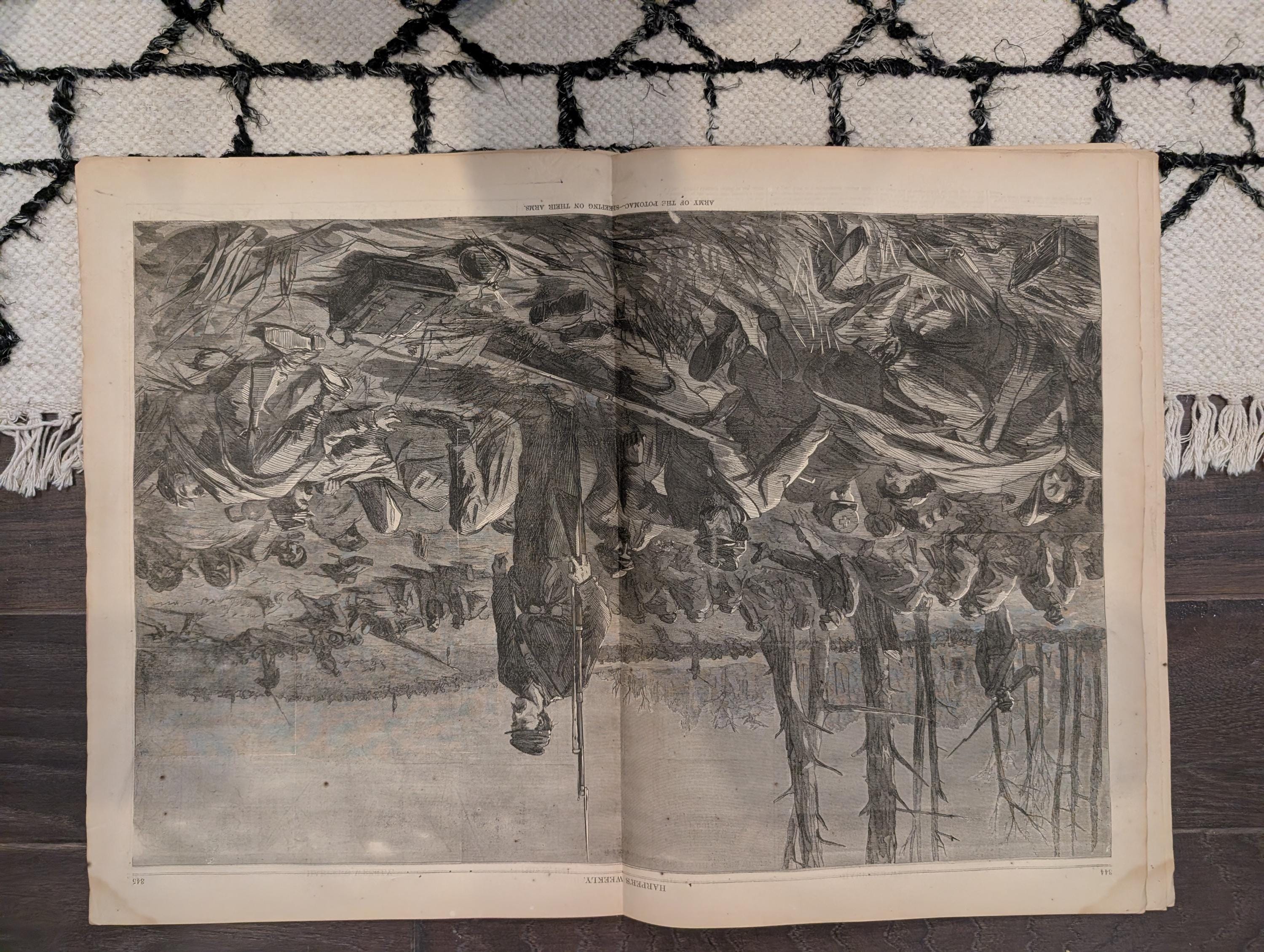 1864 Ulysses S. Grant Harper's Weekly  May 28 Fight It Out All Summer