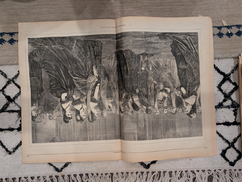 1872 Playing Bocci Rome Harper's Weekly June 01 Thomas Nast Horace Greeley