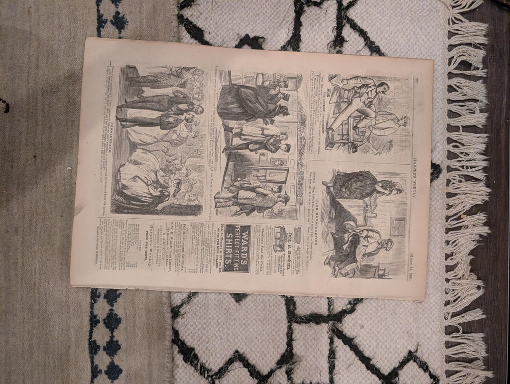 1861 The Alamo San Antonio Harper's Weekly March 23 General Twiggs