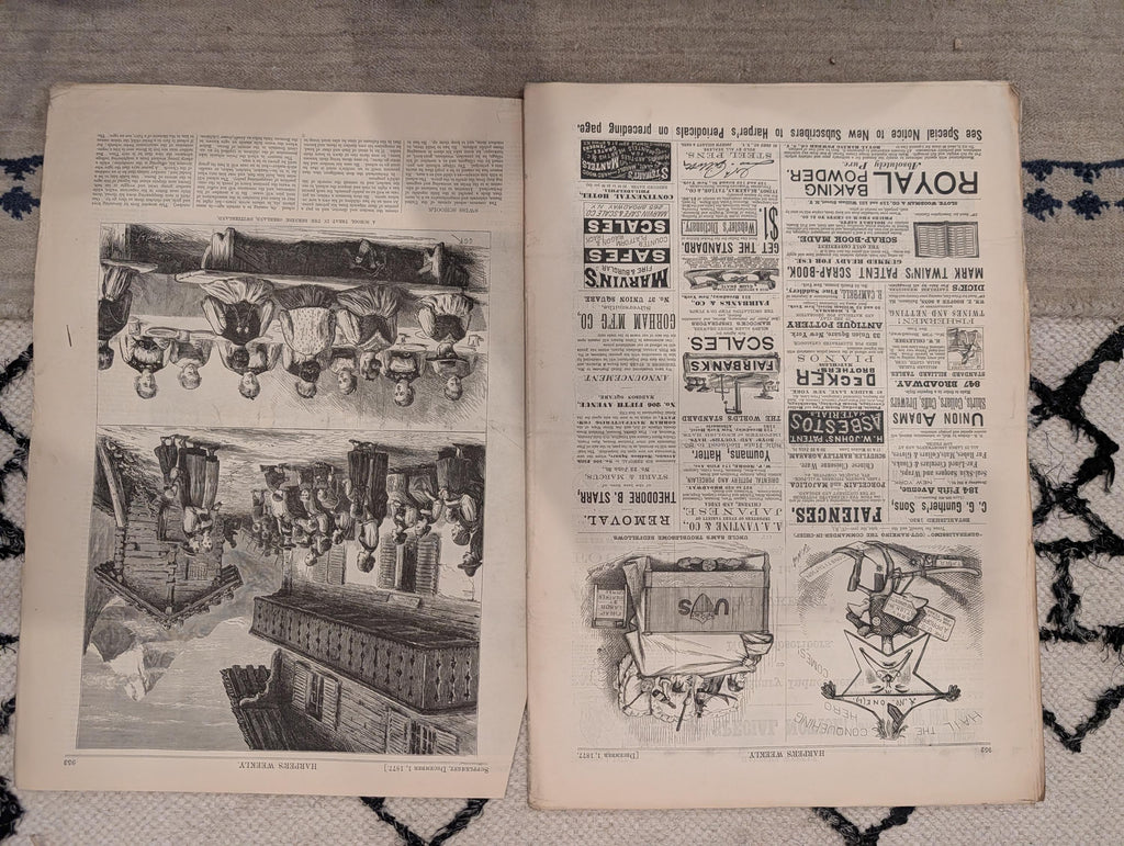 1877 Morton Funeral, Plevna Skirmish Circassians, Nast, Doctors — Dec 1