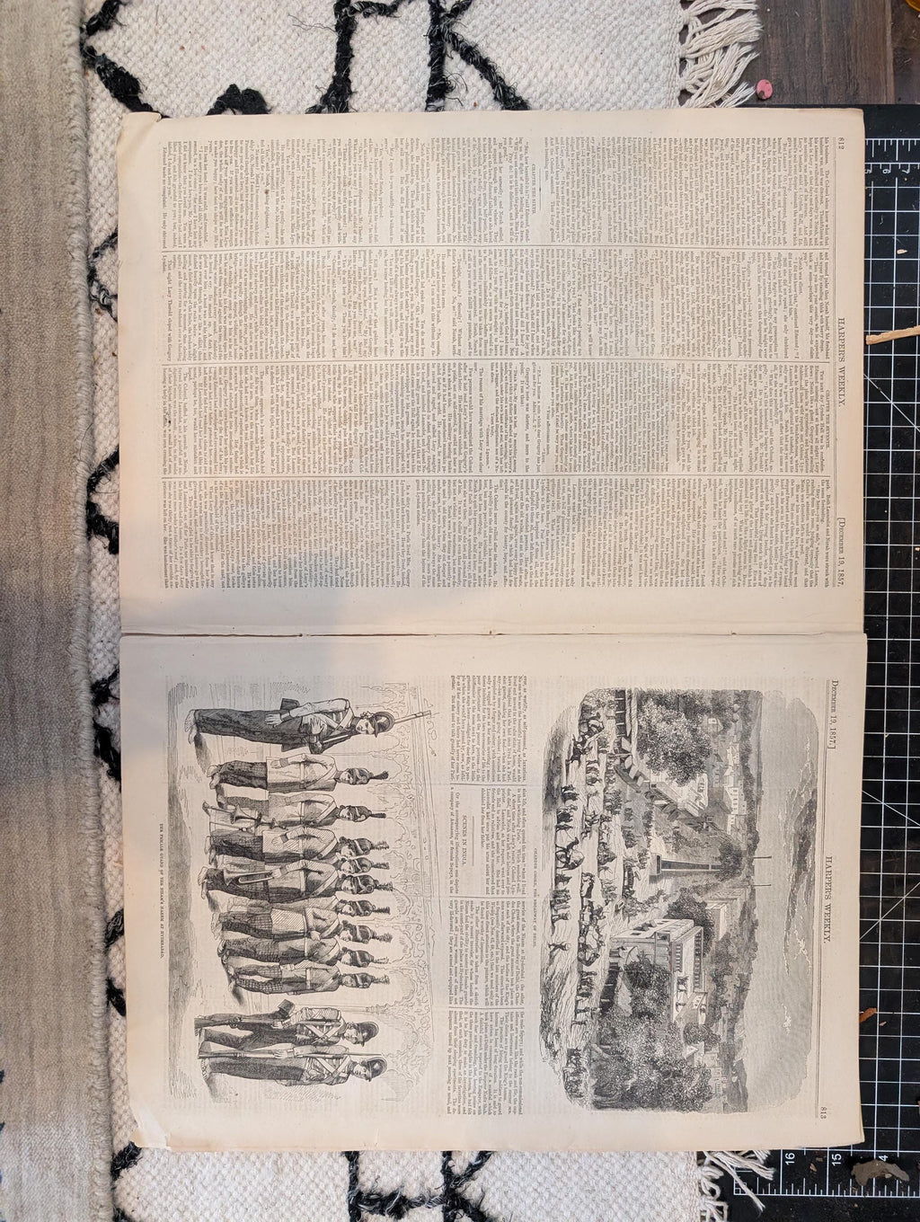 1857 Sir Henry Havelock Harper's Weekly December 19 Broadway Delhi Dogs