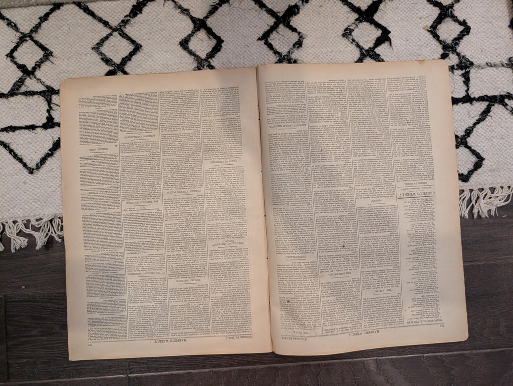 1864 Sherman's March Georgia Harper's Weekly December 10 Prisoners Exchanged