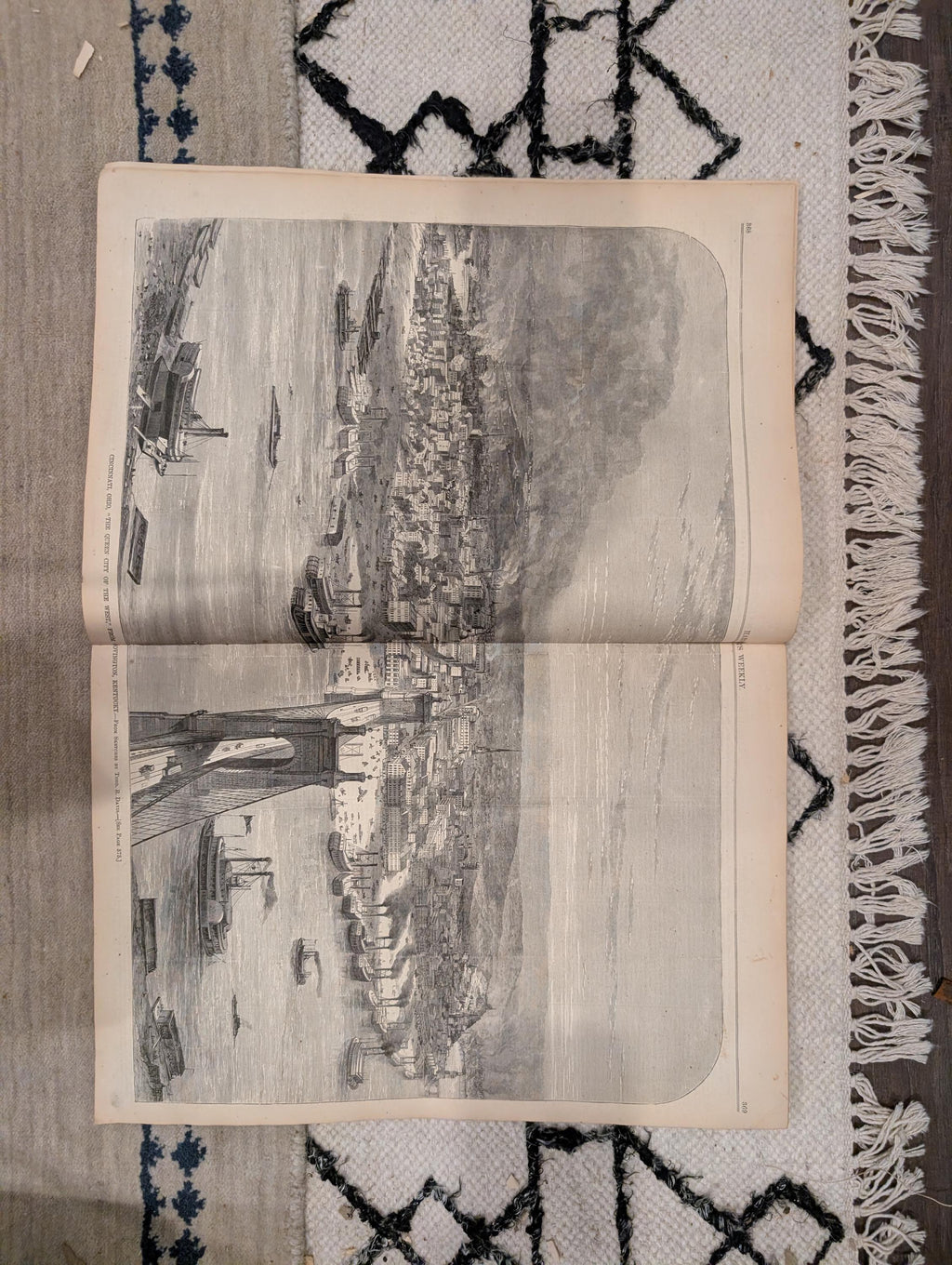 1872 Cincinnati Queen City Harper's Weekly May 11 Hammondsport Vineyards