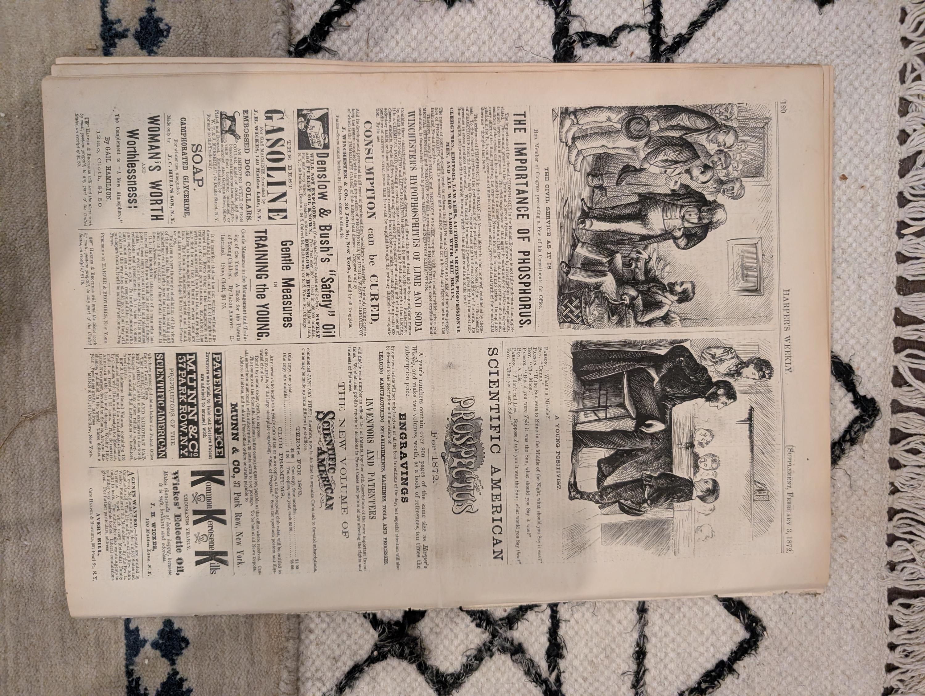 1872 Grand Central Depot Harper's Weekly February 03 New York City