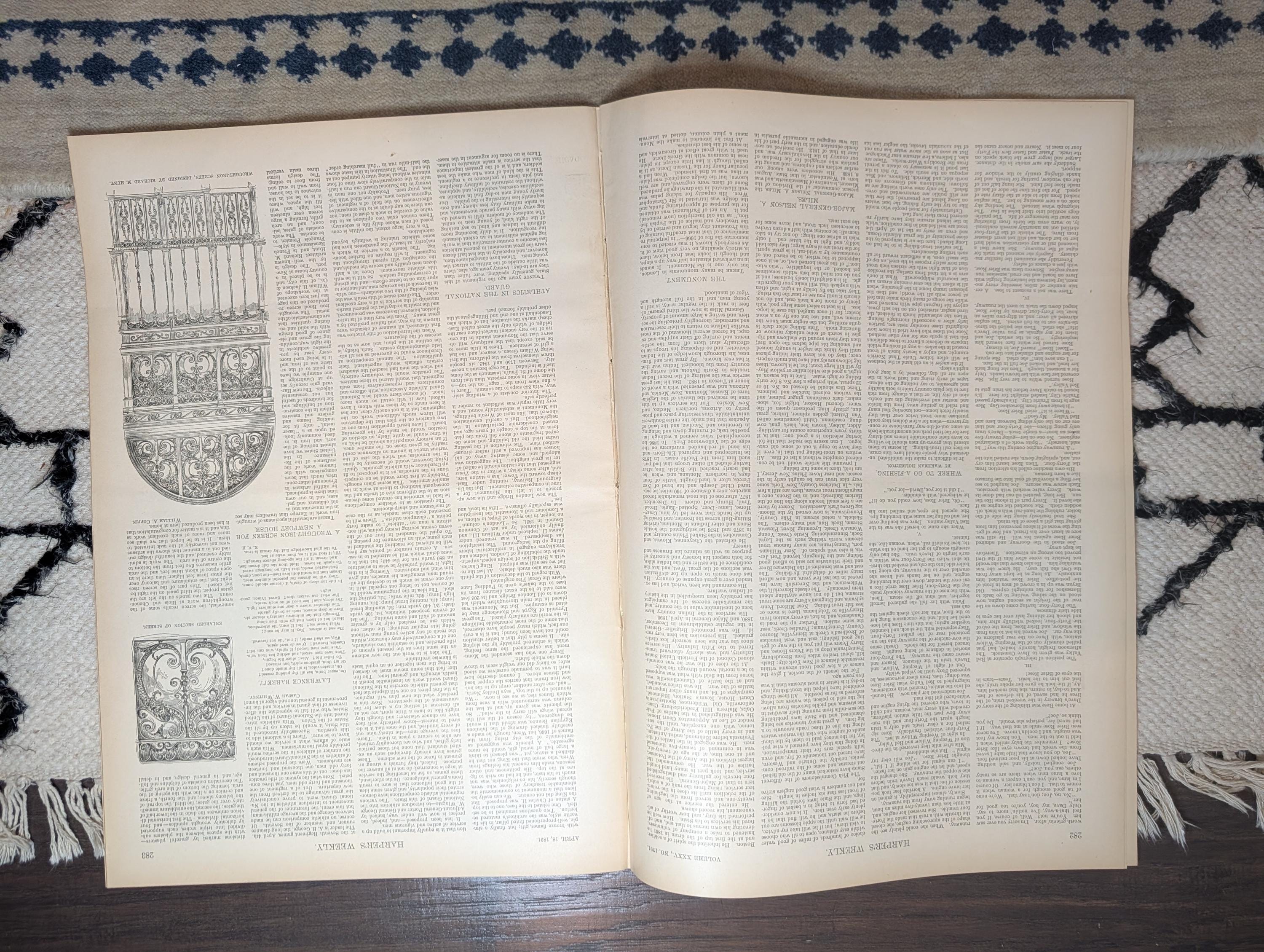 1891 P.T. Barnum Obituary, Columbian Exposition Bird's-Eye View — Apr 18