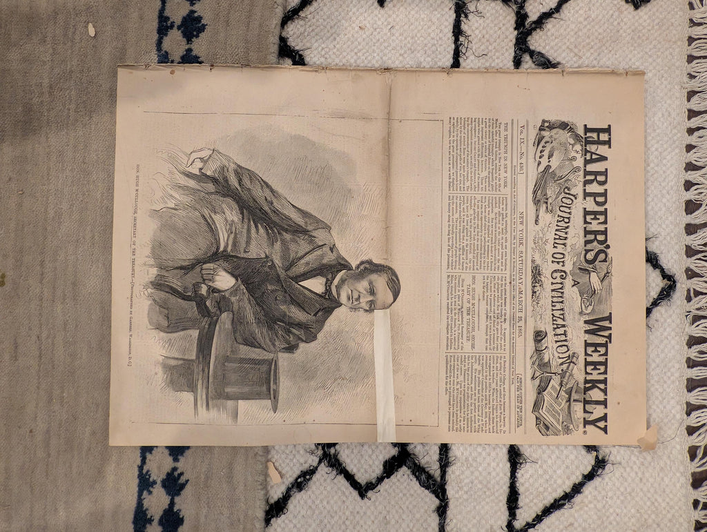 1865 New York Victory Parade Harper's Weekly March 25 Phil Sheridan Mobile Bay