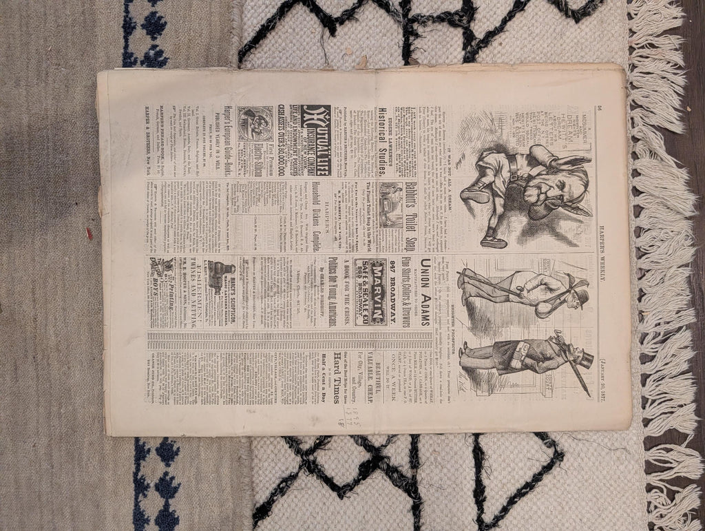 1877 Vanderbilt Portrait, Ashtabula Disaster, Snow Homeless NY — Jan 20