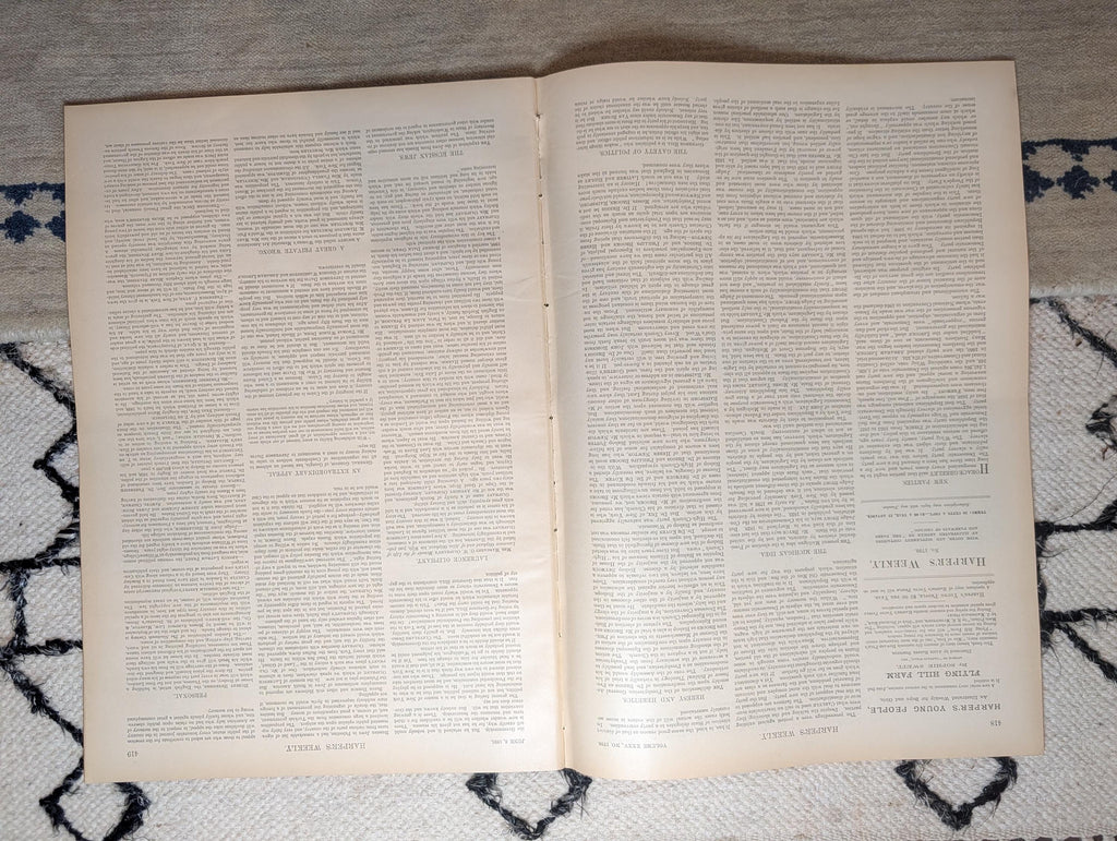 1891 Seattle & Puget Sound Seven-Scene Centerfold, Washington State — Jun 6