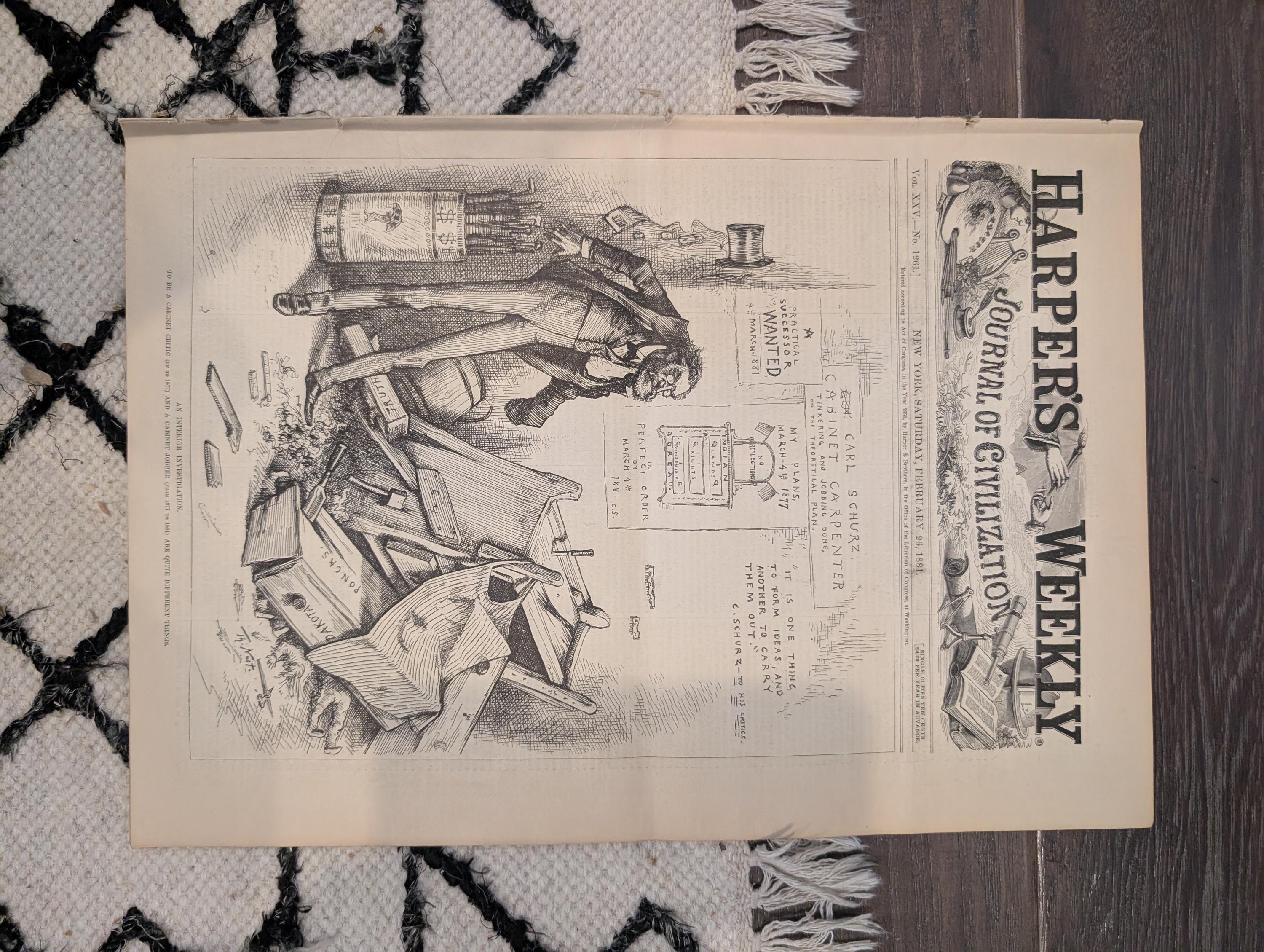 1881 Nast Interior Investigation, Bowery NYC, Valentine's Day, Bicycles vs Skates — Feb 26