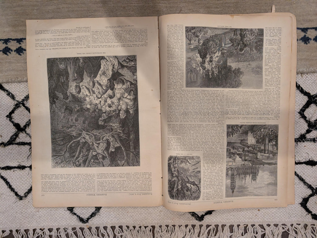 1872 Central Synagogue NYC Harper's Weekly July 06 Winslow Homer Making Hay