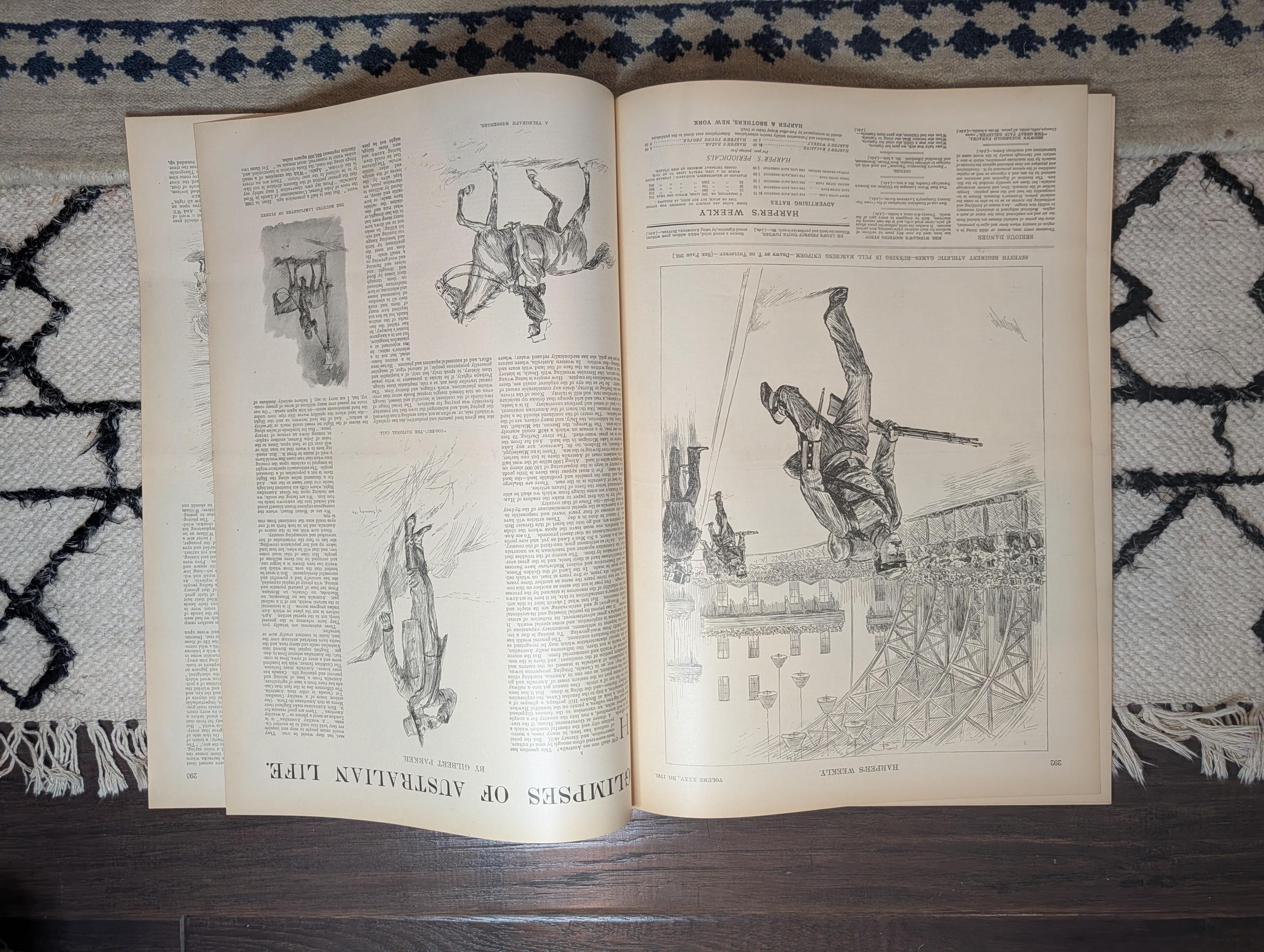 1891 P.T. Barnum Obituary, Columbian Exposition Bird's-Eye View — Apr 18