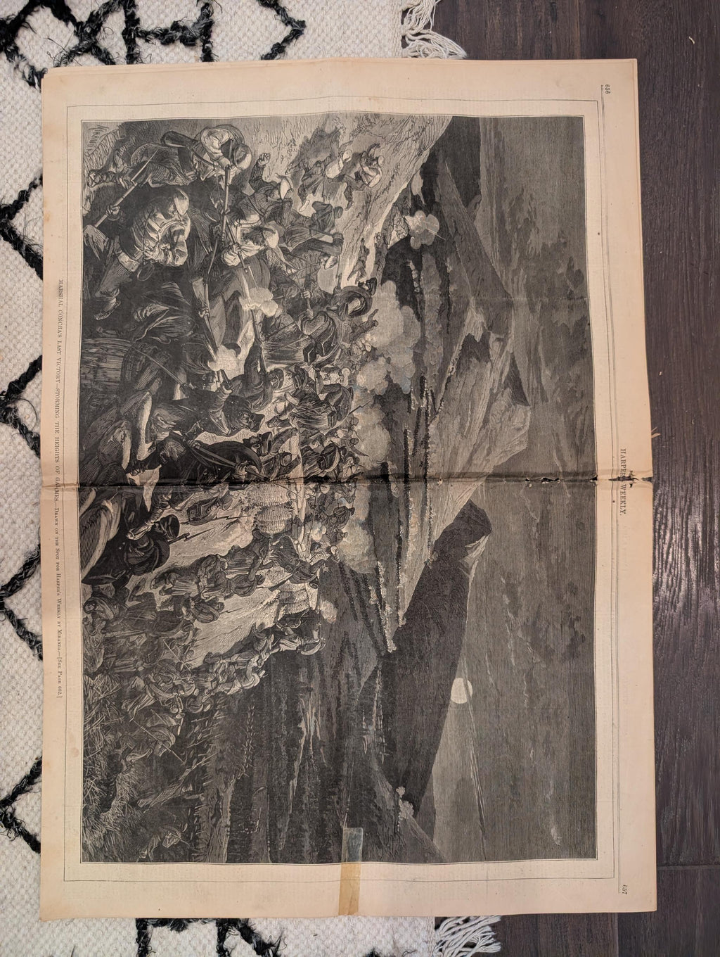 1874 Arctic Bear Hunt, NJ Veterans Reunion, Nast, Harper's Weekly — Aug 8