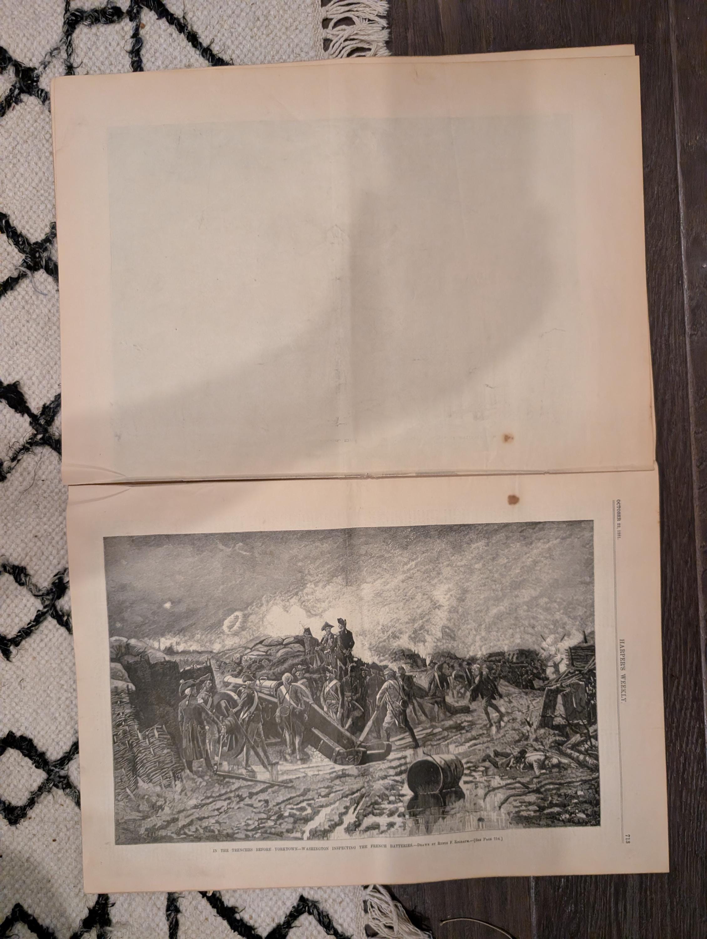 1881 Cornwallis Surrender Yorktown Centennial, Howard Pyle Supplement, Baltimore — Oct 22