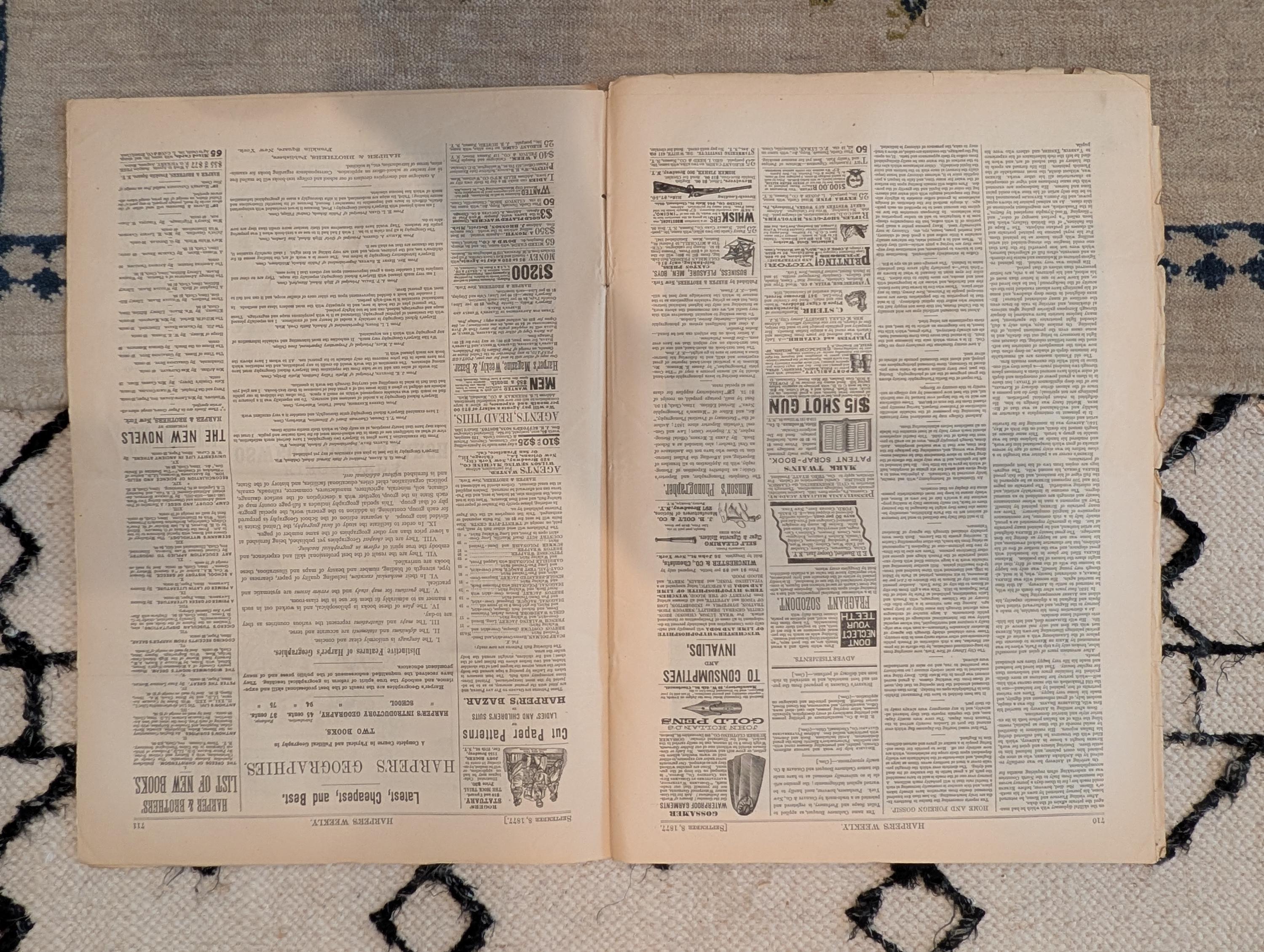 1877 Alma-Tadema Centerfold, Clamming Long Island, Rubens — Sep 8