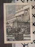 1881 Garfield Inauguration Centerfold, Nast Grant Central Park — Mar 19