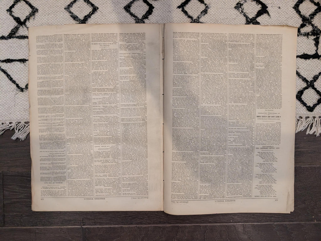 Harper's Weekly 1864 St. Valentine's Day Feb 20 Grant Mobile Ram