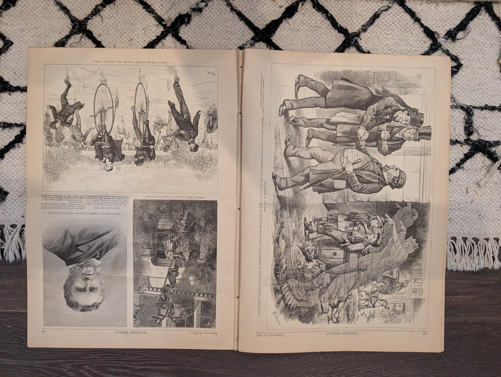 1881 Nast Interior Investigation, Bowery NYC, Valentine's Day, Bicycles vs Skates — Feb 26
