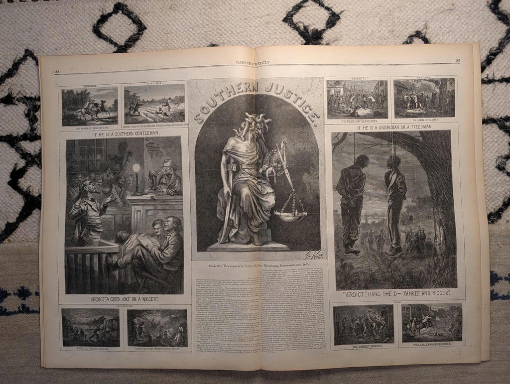 1867 Fort Kearny Indian Battle, "Southern Justice" Anti-Black, Wade — Mar 23