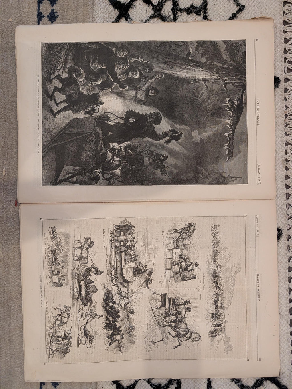 1877 Hudson Bay Christmas, Cherokee Syllabary, Italian Children — Jan 13