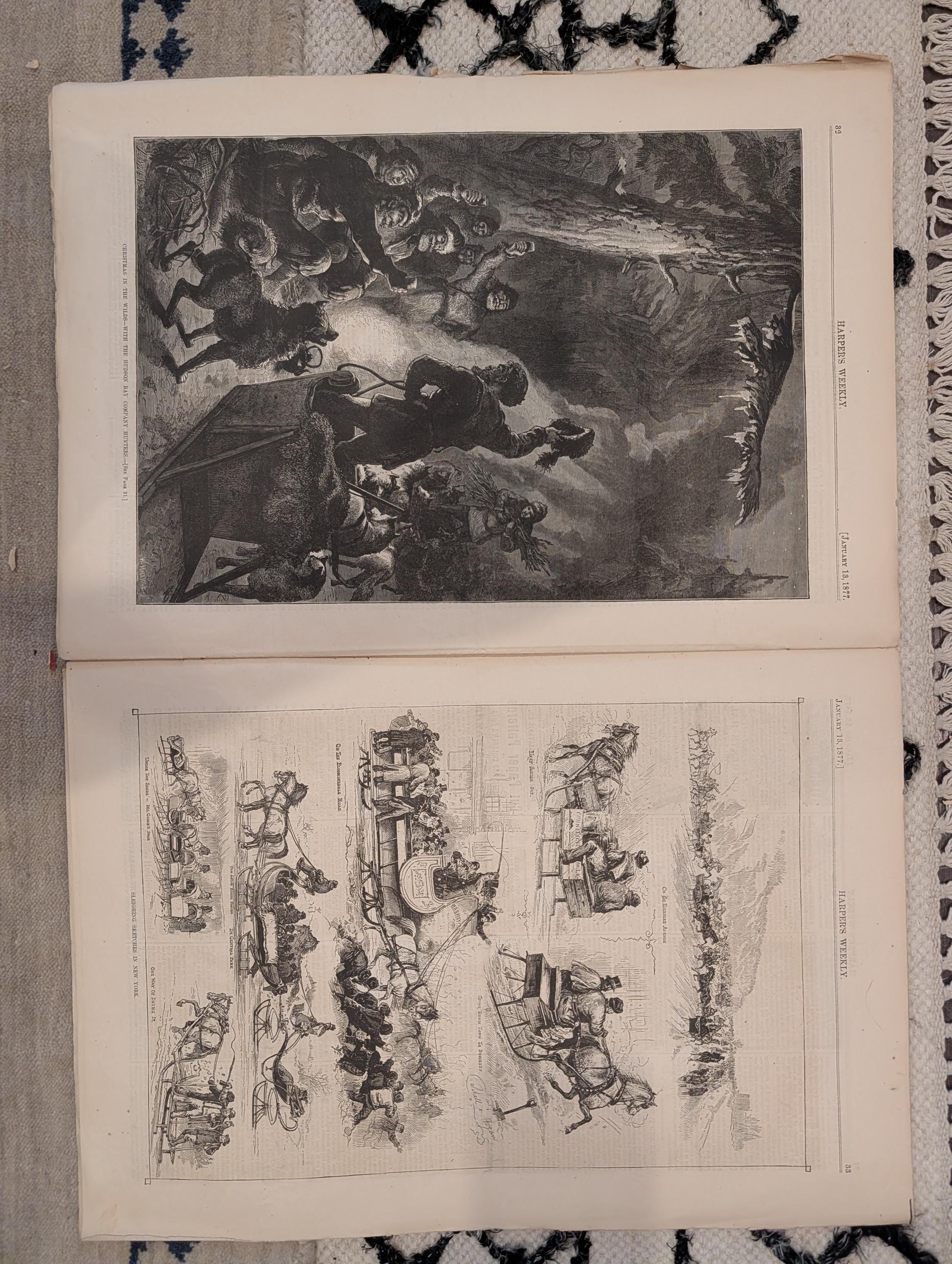 1877 Hudson Bay Christmas, Cherokee Syllabary, Italian Children — Jan 13